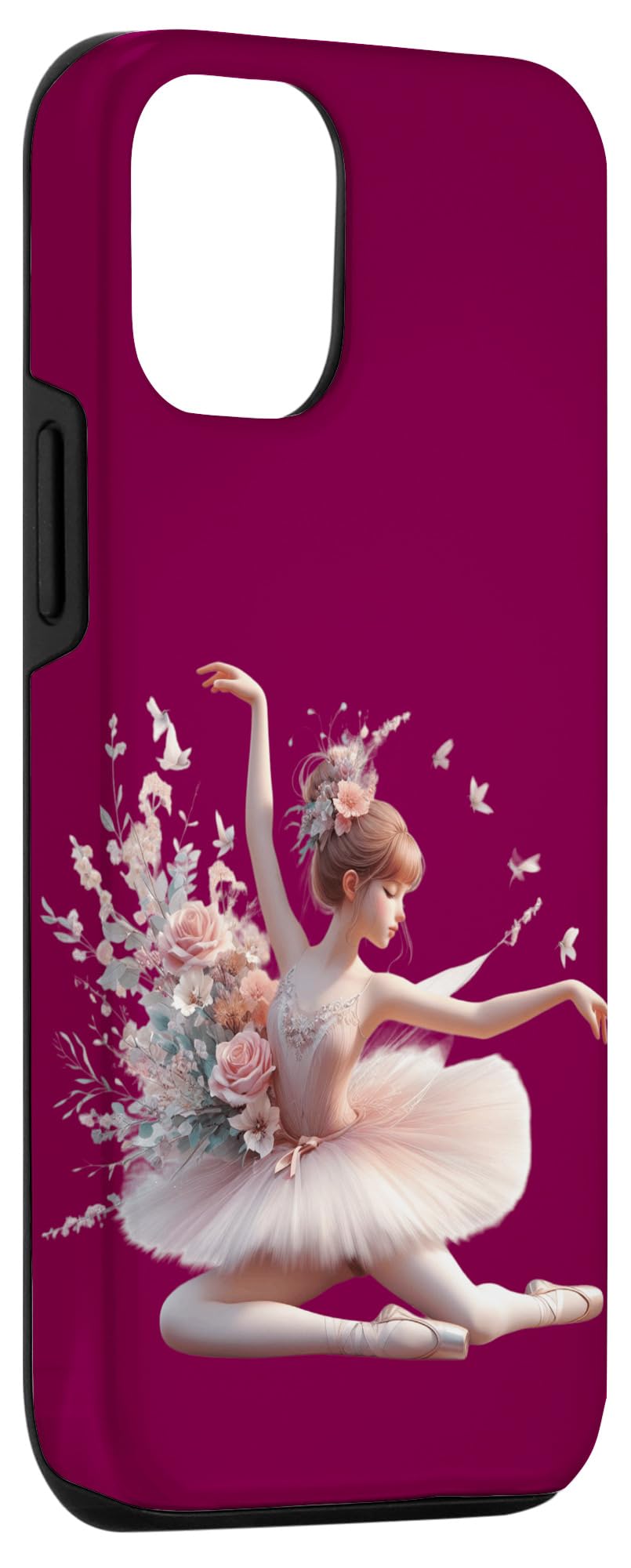 Amazon.co.jp: iPhone 15 Pro フローラル バレリーナ 女の子 踊る